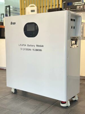 G TECH 51.2V 314Ah 16KWH Floor Stand ESS LiFePO4 Battery with 6000 Long Cycle Life for Home Solar Energy Storage