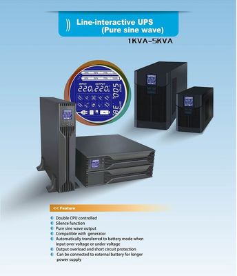 USB RS232 RJ45 Pure Sine Wave Power Supply 1000VA 1500VA 2000VA 3000VA \