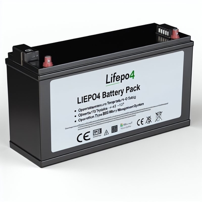 Kompakt designter LiFePO4-Akkupack für Speichertyp -20-45°C (-4-113°F) und integriertes BMS