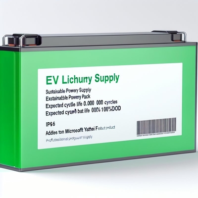 Erwartete Zyklenlebensdauer 000 Zyklen bei 100% Entladungstiefe (DOD) und IP65 Wasserdichtigkeit Standard EV Lithium-Batteriepack für nachhaltige Stromversorgung