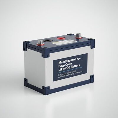 Maintenance Free Deep Cycle LiFePO4 Battery Designed for Marine and RV Providing Consistent Deep Discharge Performance