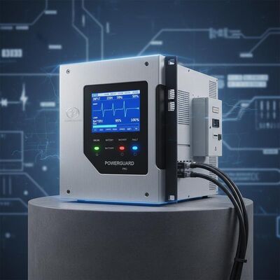 Leistungsstarke Online-USV mit hoher Frequenz, die eine hohe Überlastkapazität und eine schnelle Reaktionszeit bietet und die Stromversorgung in Notfallsystemen sicherstellt