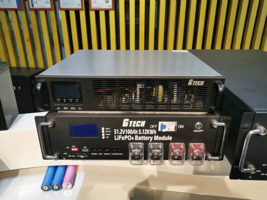 LiFePO4 Deep Cycle 51,2V 100AH 5KWH Rack-Montierte Batterie für Solarenergiespeicherung