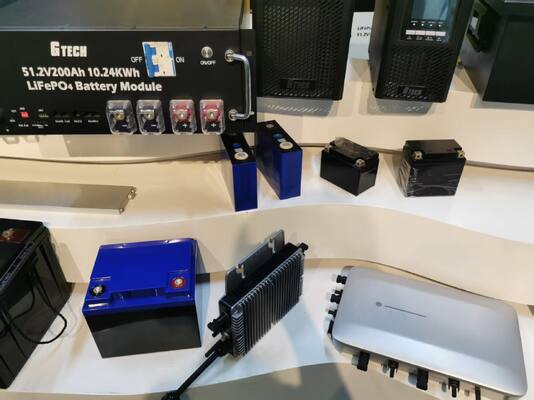 G TECH 12,8V 40Ah LiFePO4-Batterie mit 6000-Zyklus-Laufzeit Bluetooth-Funktion für die Speicherung von Solarenergie