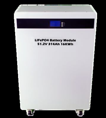 51.2V 314Ah 16KWH Bodenstand ESS LiFePO4 Batterie mit 6000 langen Zykluszeiten für Solarenergie Speicherung zu Hause