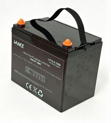 12.8V 100Ah LiFePO4 Batterie mit 6000 Zyklen für RV EV Boot