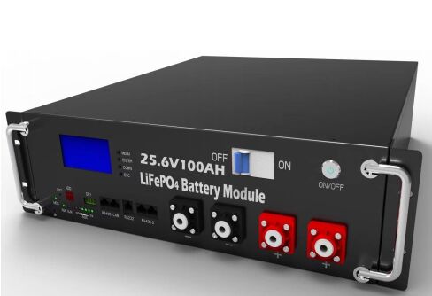 LiFePO4 Batteriepack 25.6V 100Ah 2.56KWh Rack-montierte Energiespeicherbatterie für UPS-Stromversorgungsanlage