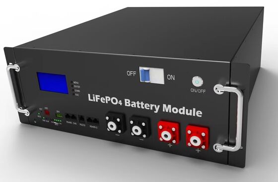 LiFePO4-Akku, 25,6 V, 200 Ah, 51,2 kWh, Rack-Energiespeicherbatterie für USV-Kraftwerk