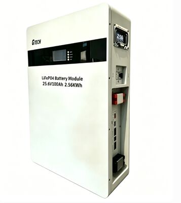 25,6 V 100 Ah LiFePO4-Wandbatterie für die Energiespeicherung zu Hause mit langer Lebensdauer