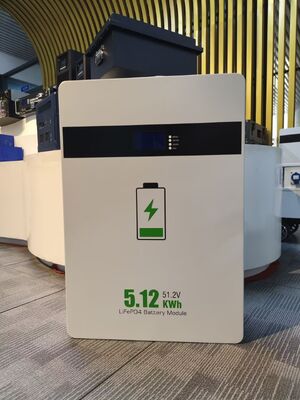 48V 51.2V 100Ah LiFePO4 Batterie 5kWh Wandmontiert Wohnraum Off-Grid Solarhaus Energiespeicher Batterie eingebaut BMS