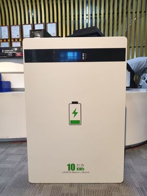 51.2V 200Ah 10kWh LiFePO4 Batteriepack Wandmontage Wohnzimmer Off-Grid Solarhaus Energiespeicher Batterie mit BMS