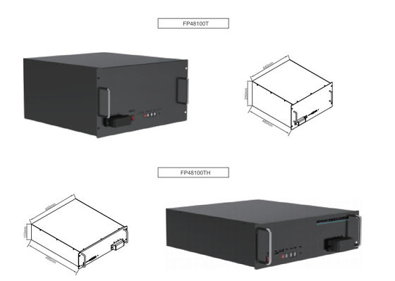 Batterie-Satz Alumium Shell 48V 100AH Lifepo4 für Solarenergie