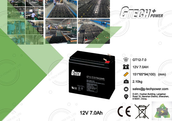 2,05 Kilogramm 12-Volt-Gelart Blei-Säure-Batterie für Sonnensystemsystem